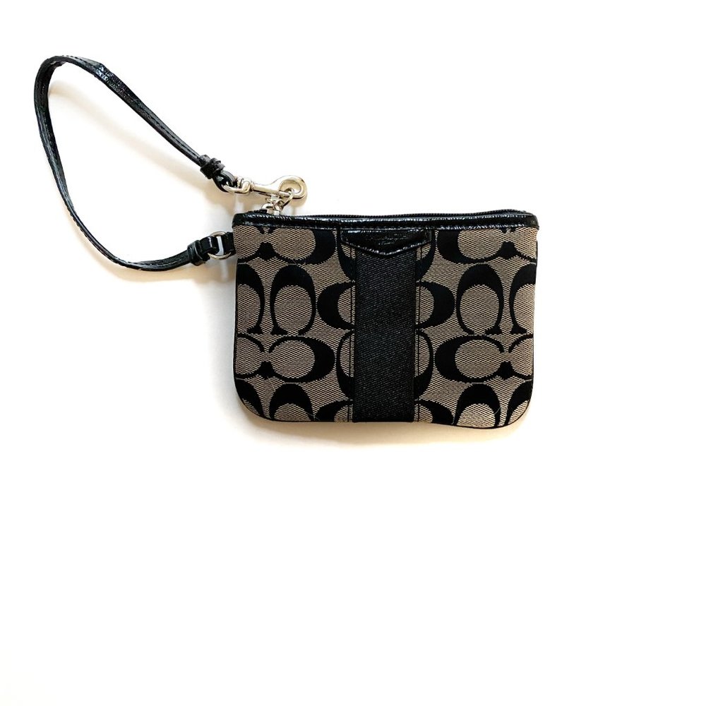 SOLD Coach Monogram coin purse/wallet - Picture 1 of 6